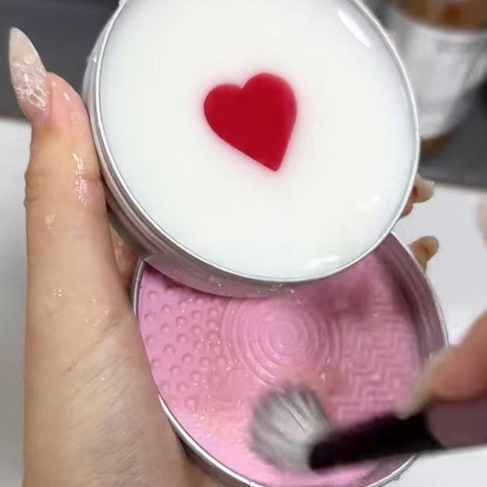 1set 50/100g Cute Heart Shaped - Beauty Makeup Brushes ulasan dan harga