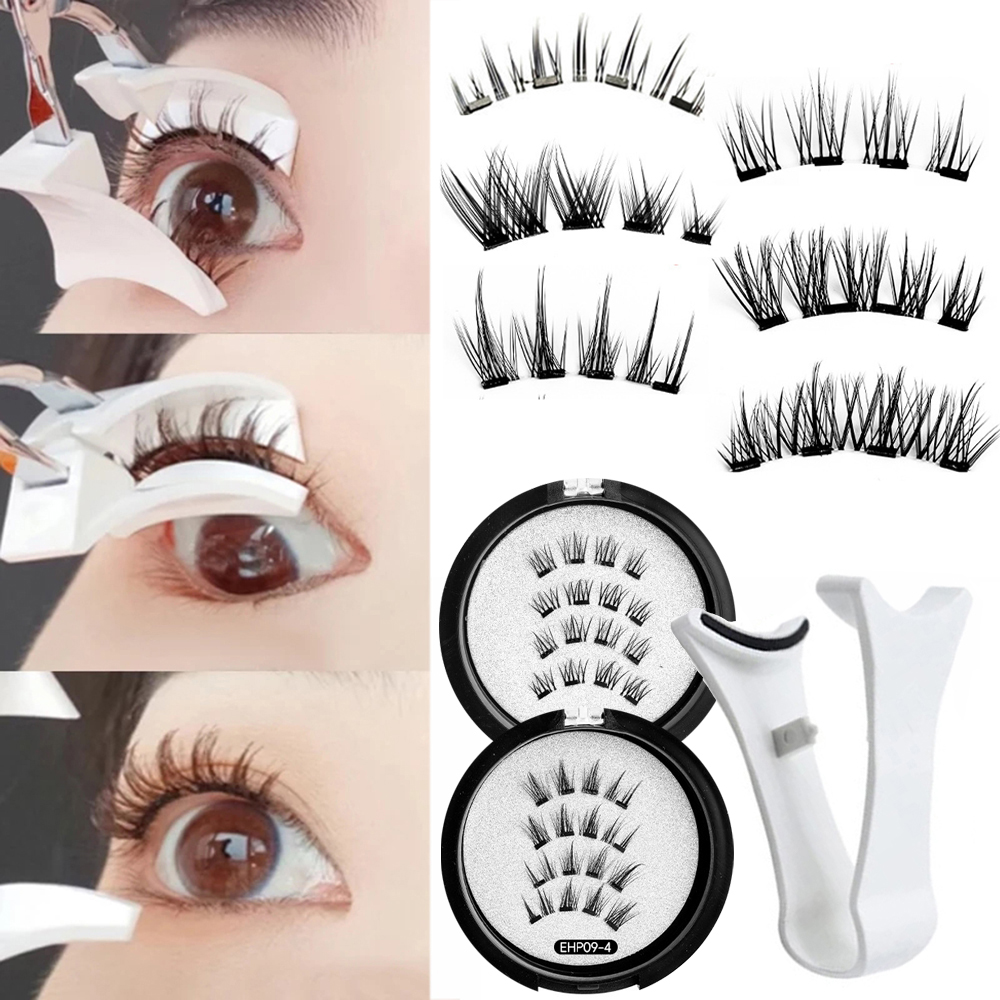Glue-free Magnetic Eyelashes 3 - Beauty Makeup Supply ulasan dan harga