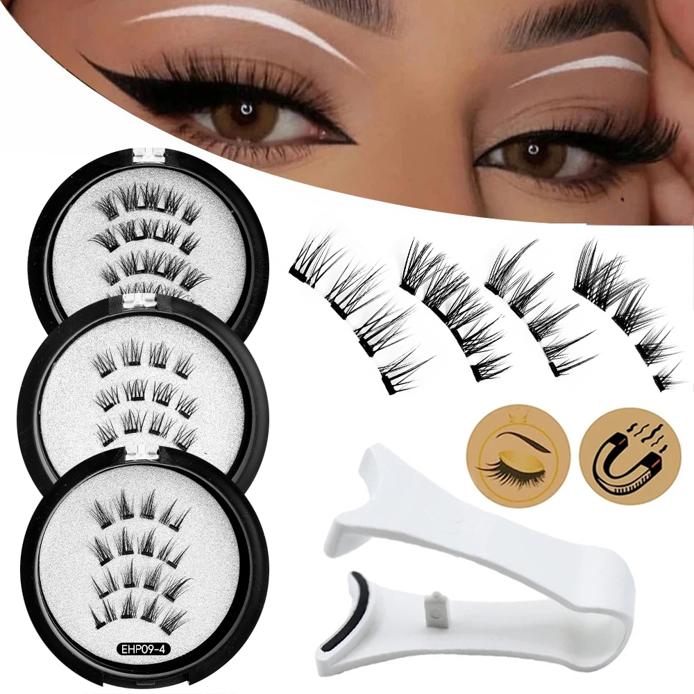 Glue-free Magnetic Eyelashes 3 - Beauty Makeup Supply ulasan dan harga