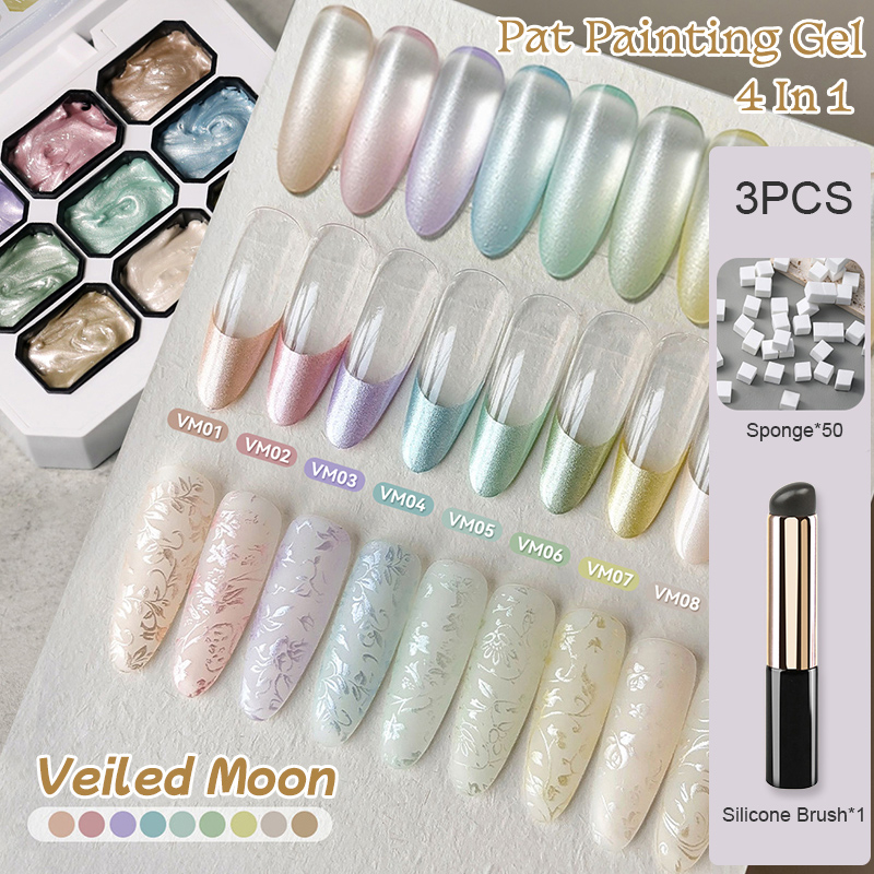 UR SUGAR 3PCS Pearl Pat Painti - Nail Art Stamping Kit ulasan dan harga