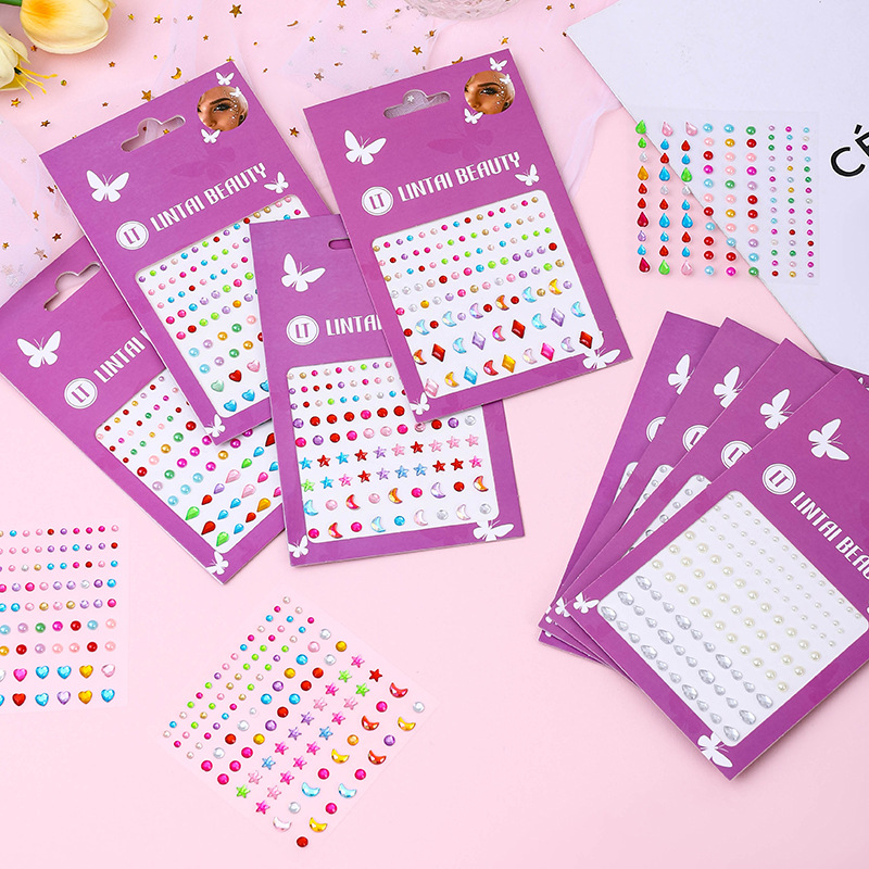 Hot Selling Face Gems Stickers - Beauty For You Makeup ulasan dan harga