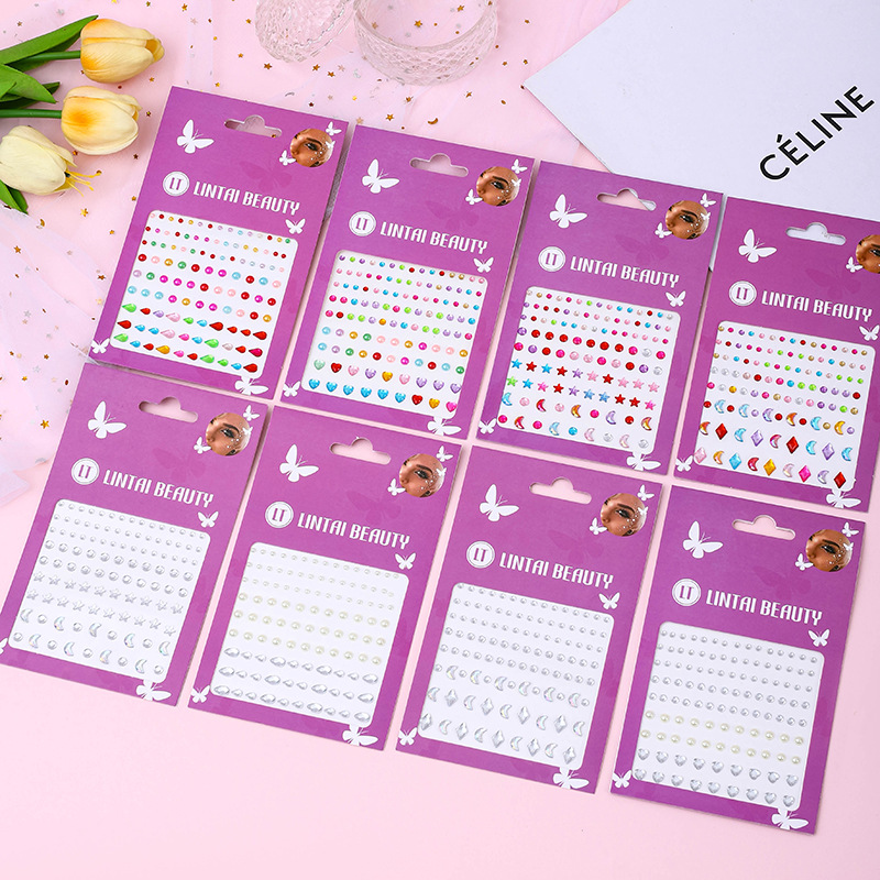 Hot Selling Face Gems Stickers - Beauty For You Makeup ulasan dan harga
