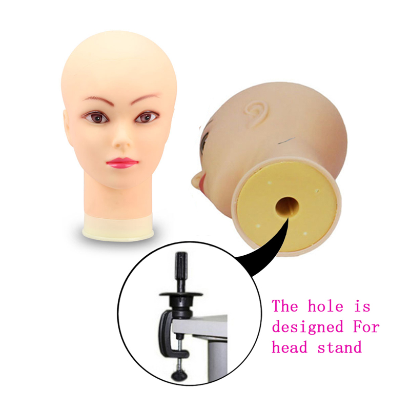 Soft Bald Wig Practice Mannequ - Beauty Makeup Store ulasan dan harga