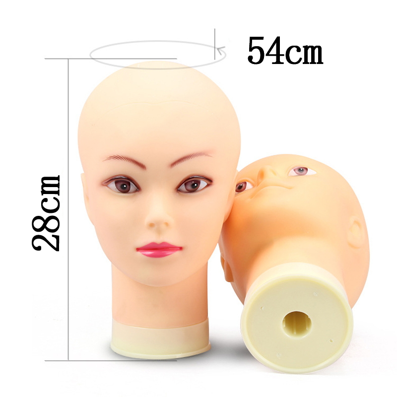 Soft Bald Wig Practice Mannequ - Beauty Makeup Store ulasan dan harga