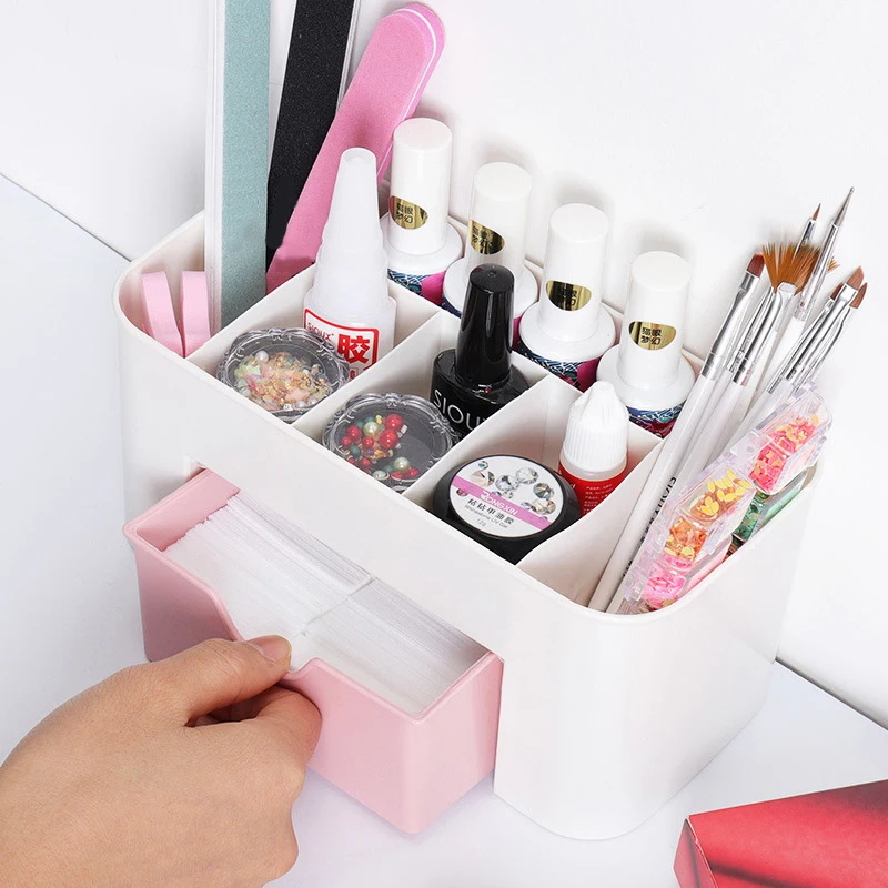 Nail Art Organizer Desktop Dra - Beauty Makeup Brands ulasan dan harga